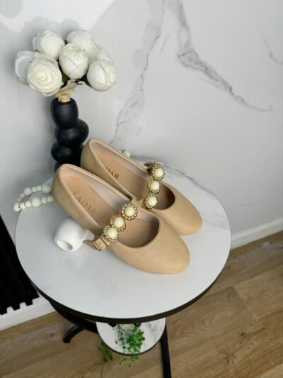 Ballerine Beige perlée(2)
