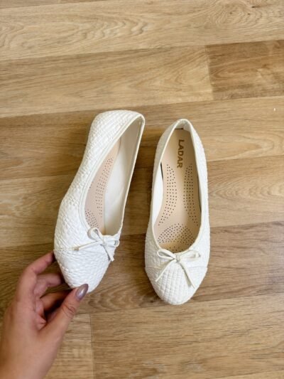 Ballerine blanc 3D