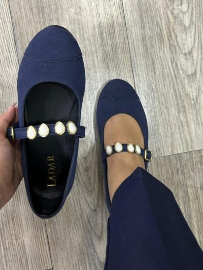 Ballerine bleu nuit