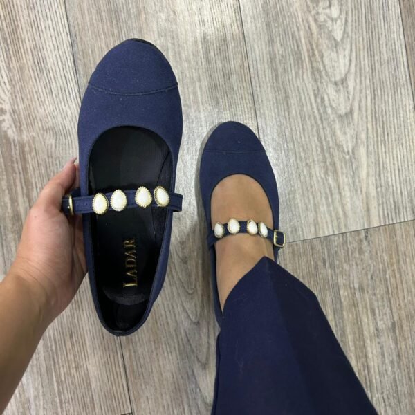 Ballerine bleu nuit