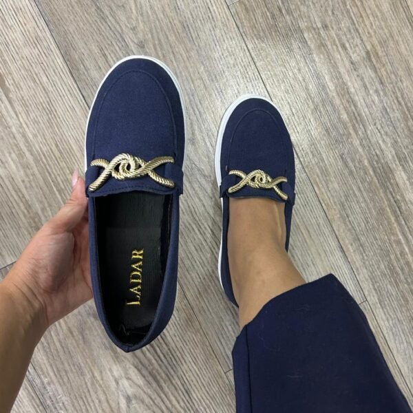 slip on navy