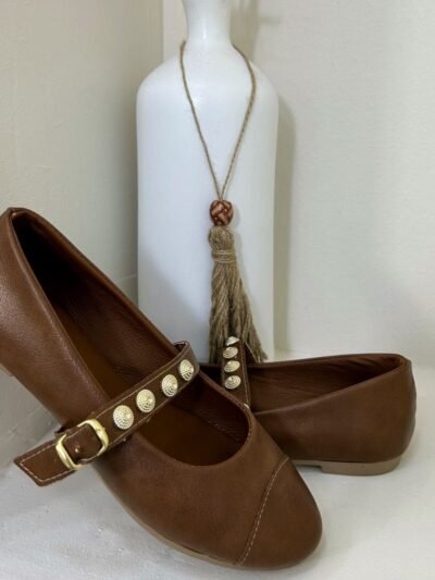 Ballerine camel matte