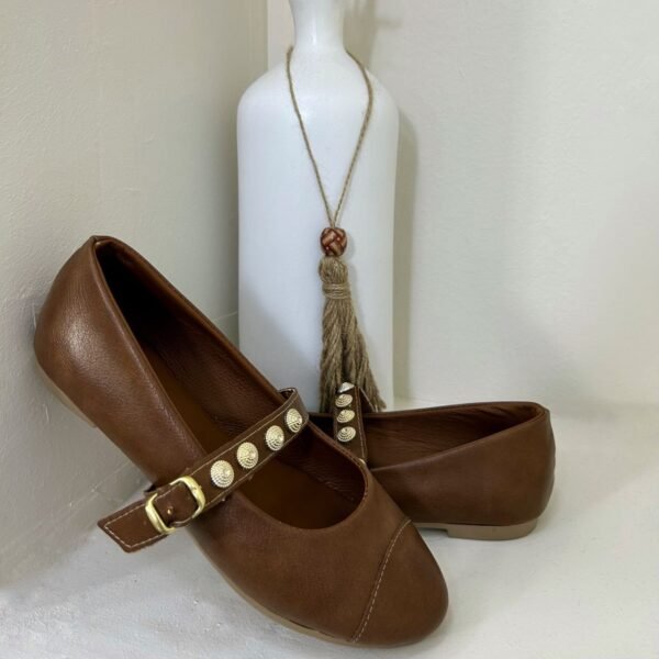 Ballerine camel matte