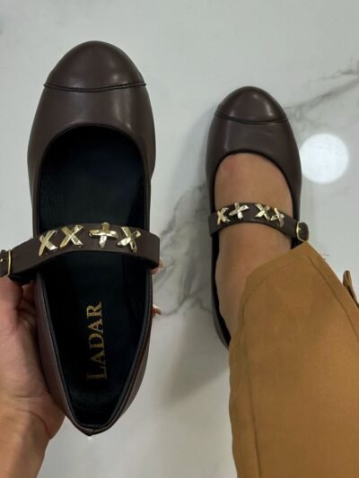 Ballerine marron nègre-2