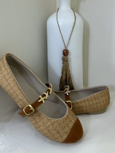 Ballerine beige textileED2