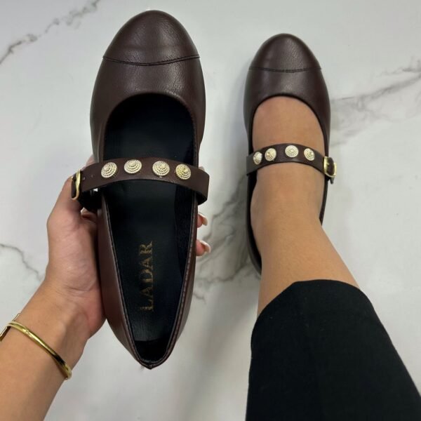 Ballerine marron nègre-1 – Image 2
