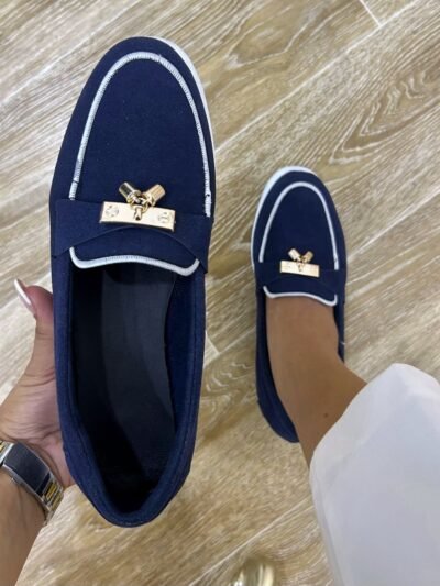 Mocassin bleu nuit new