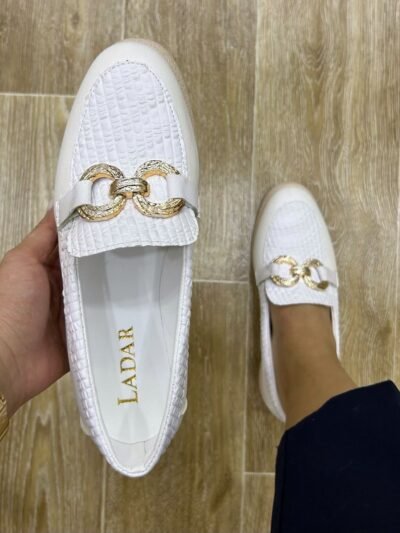 Mocassin blanc