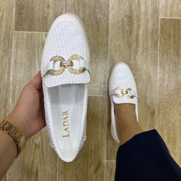 Mocassin blanc