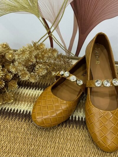 Ballerine couleur miel