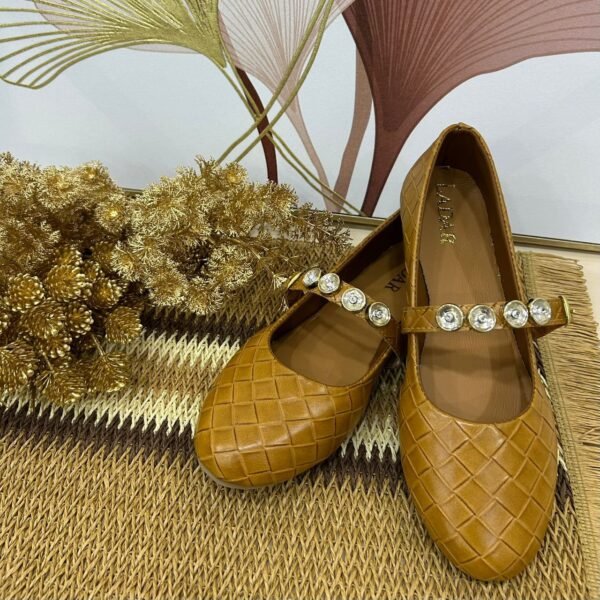 Ballerine couleur miel