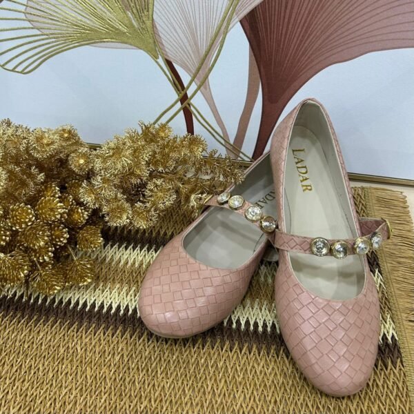 Ballerine rose perlé