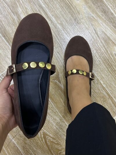 Ballerine لون بني