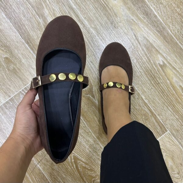 Ballerine لون بني