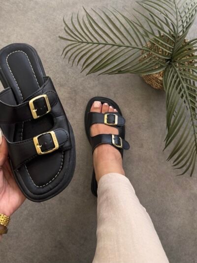 Mule new ceinture noir
