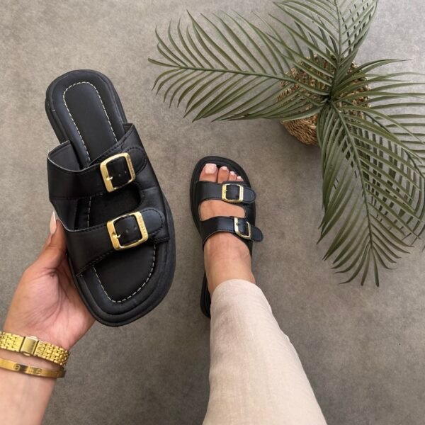 Mule new ceinture noir