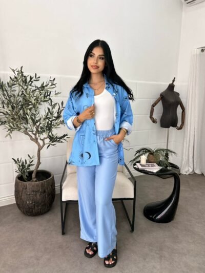 Ensemble sara bleu ciel